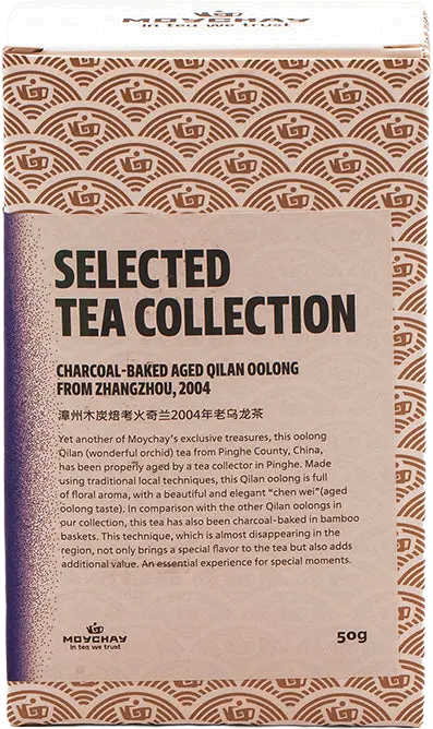 Charcoal baked aged Qilan Oolong from Zhangzhou, 2004